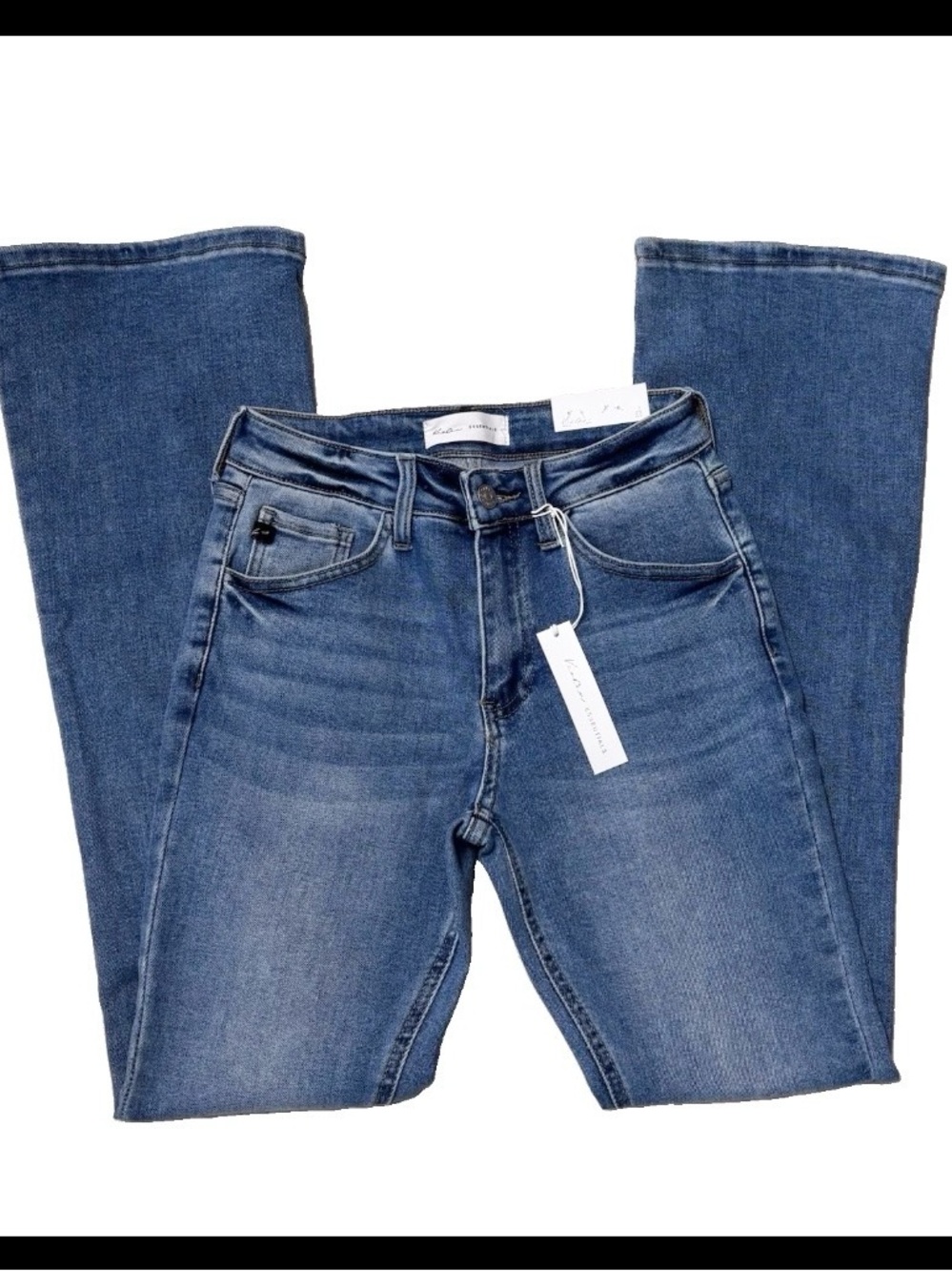 NWT KanCan High Rise Bootcut Stretch Jeans Blue 3/25 - Picture 3 of 12